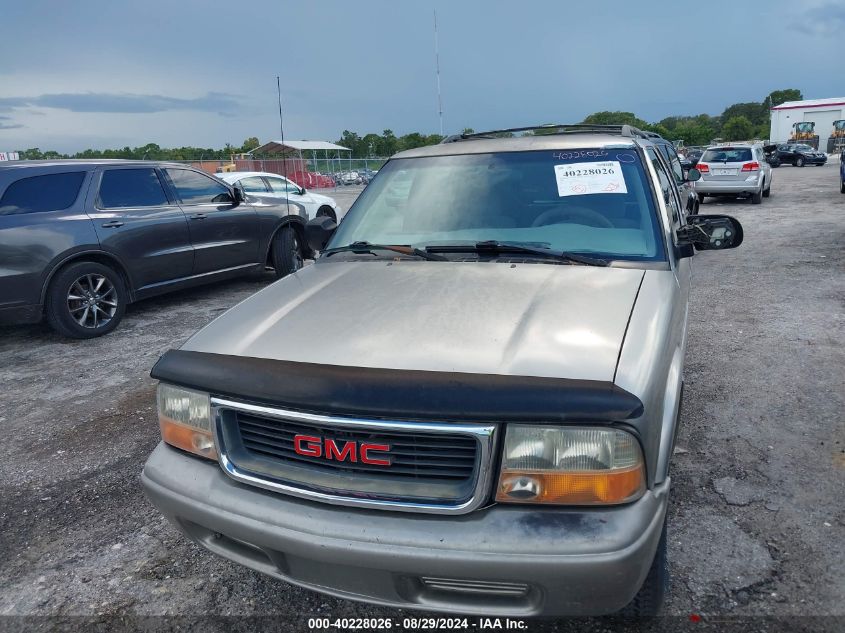 2001 GMC Jimmy Sle VIN: 1GKCS13W612121705 Lot: 40228026