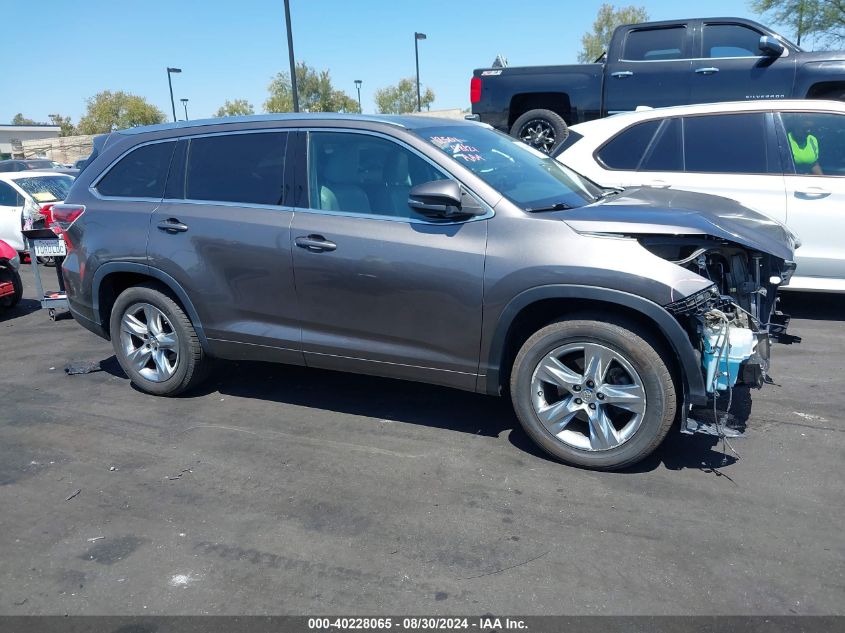 2015 Toyota Highlander Limited V6 VIN: 5TDYKRFH6FS070770 Lot: 40228065