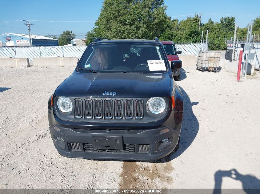 2018 Jeep Renegade Latitude VIN: ZACCJABB6JPJ18626 Lot: 40228073