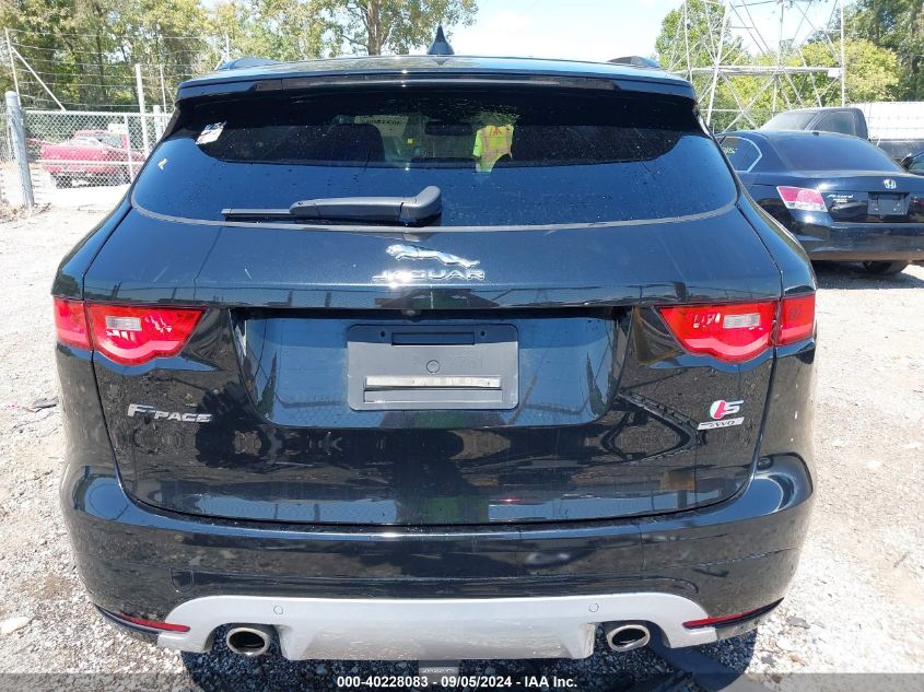 2018 Jaguar F-Pace S VIN: SADCM2FV3JA292419 Lot: 40228083