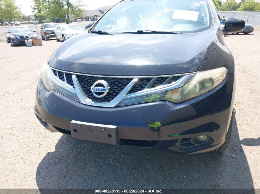 2011 Nissan Murano Sv VIN: JN8AZ1MU2BW069564 Lot: 40228119