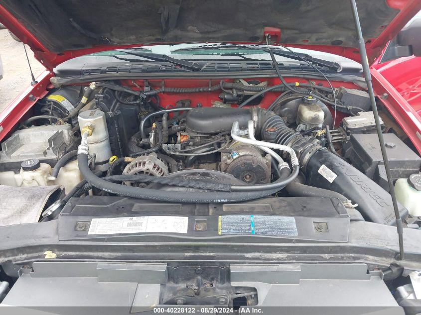 2002 GMC Sonoma Sls VIN: 1GTCS19W828103580 Lot: 40228122