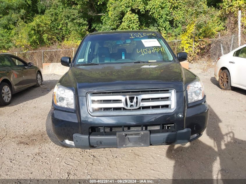 2006 Honda Pilot Ex-L VIN: 2HKYF18656H544599 Lot: 40228141