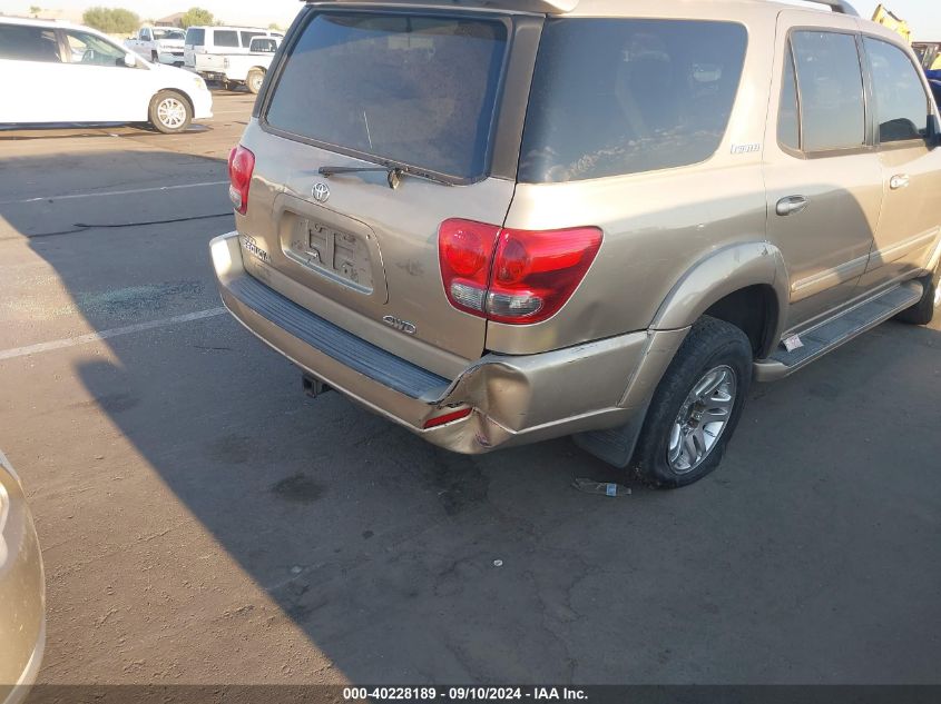 2005 Toyota Sequoia Limited V8 VIN: 5TDBT48A65S250688 Lot: 40228189