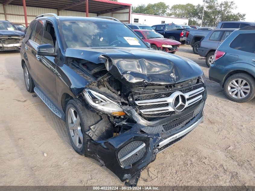 2016 Mercedes-Benz Gle 350 4Matic VIN: 4JGDA5HB1GA769821 Lot: 40228224