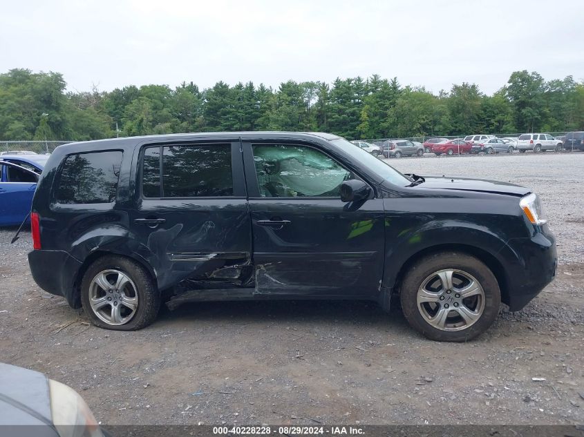 2014 Honda Pilot Ex-L VIN: 5FNYF4H79EB023294 Lot: 40228228