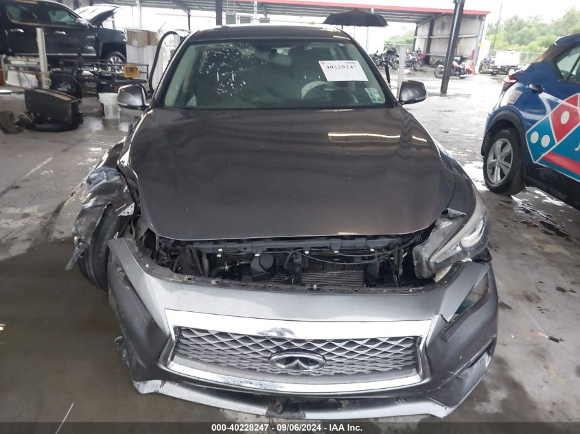 2019 Infiniti Q50 3.0T Luxe VIN: JN1EV7AR6KM593830 Lot: 40228247