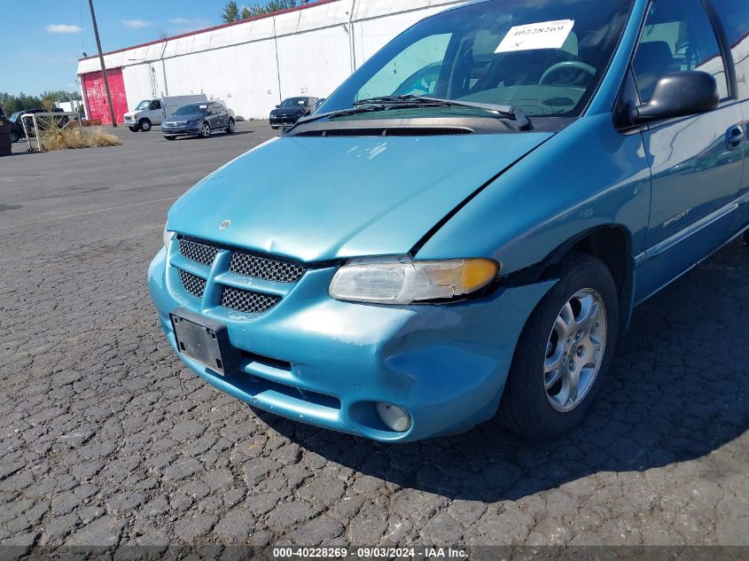 1999 Dodge Caravan Se VIN: 2B4GP45G2XR359418 Lot: 40228269