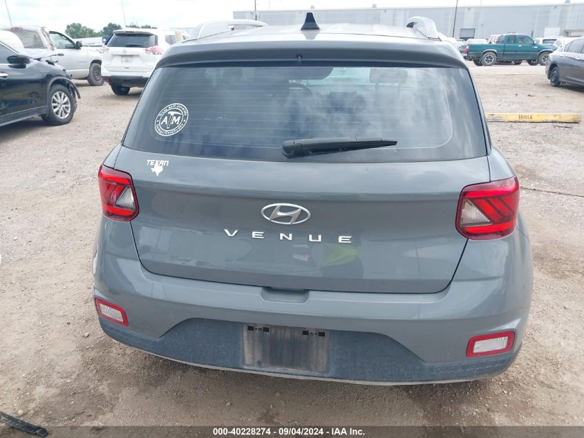 2020 Hyundai Venue Sel VIN: KMHRC8A36LU015939 Lot: 40228274