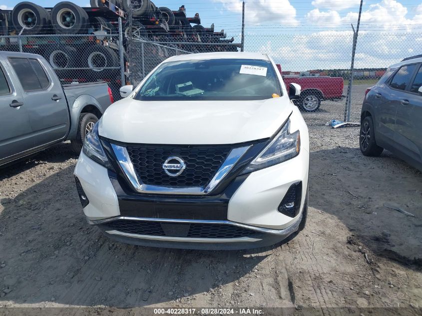 2021 Nissan Murano Sl Fwd VIN: 5N1AZ2CJ2MC103155 Lot: 40228317