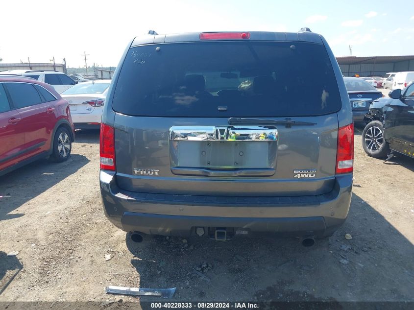 2011 Honda Pilot Touring VIN: 5FNYF4H97BB051754 Lot: 40228333