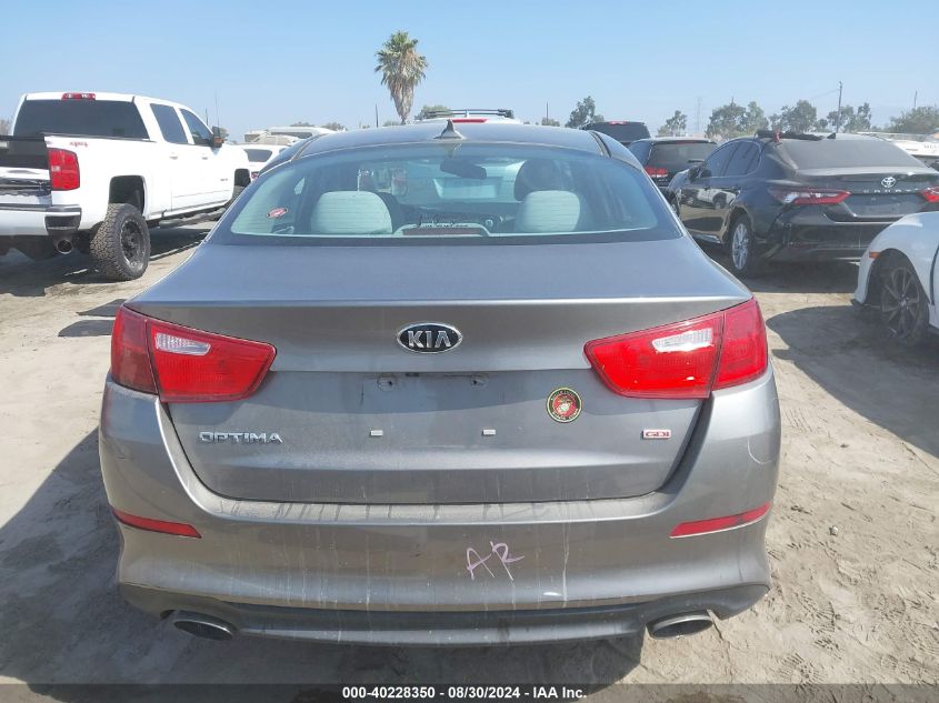 2015 Kia Optima Lx VIN: 5XXGM4A70FG457839 Lot: 40228350