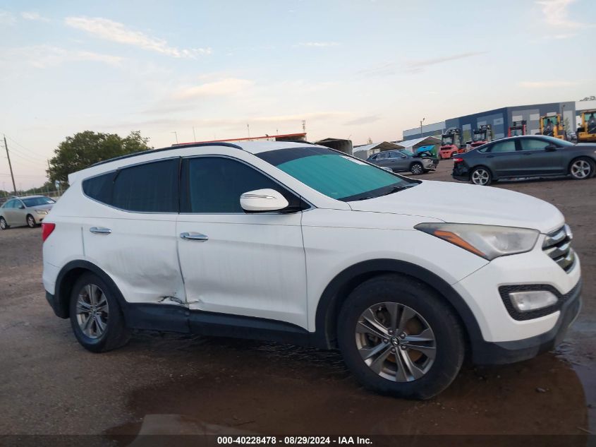 2014 Hyundai Santa Fe Sport 2.4L VIN: 5XYZU3LB1EG225717 Lot: 40228478