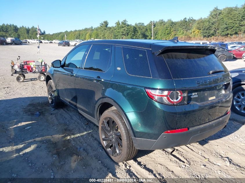 2016 Land Rover Discovery Sport Hse Lux VIN: SALCT2BG4GH628321 Lot: 40228491