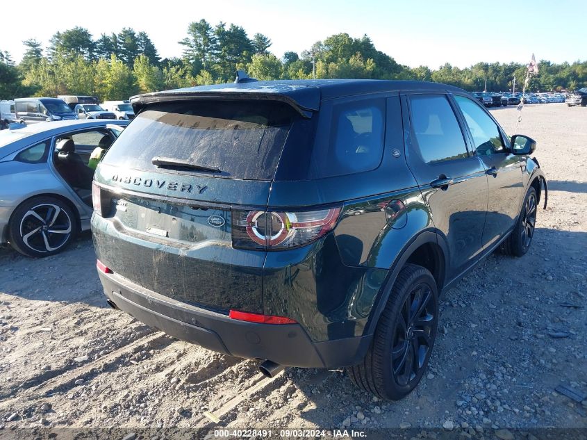 2016 Land Rover Discovery Sport Hse Lux VIN: SALCT2BG4GH628321 Lot: 40228491