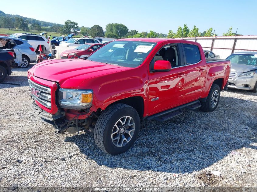 2016 GMC Canyon Sle VIN: 1GTG6CE33G1369800 Lot: 40379540