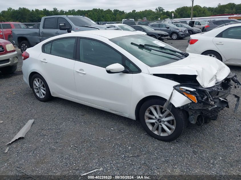 2017 Kia Forte Lx VIN: 3KPFL4A72HE008740 Lot: 40228520