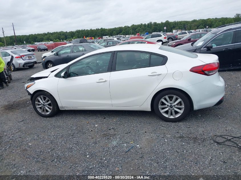 2017 Kia Forte Lx VIN: 3KPFL4A72HE008740 Lot: 40228520