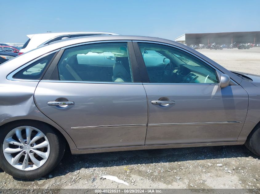 2007 Hyundai Azera Limited/Se VIN: KMHFC46FX7A215096 Lot: 40228531