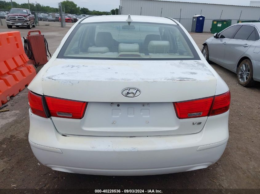 2010 Hyundai Sonata Gls VIN: 5NPET4AC5AH654591 Lot: 40228536