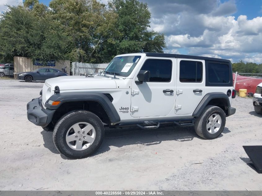 2020 Jeep Wrangler Unlimited Sport S 4X4 VIN: 1C4HJXDN6LW115055 Lot: 40228558