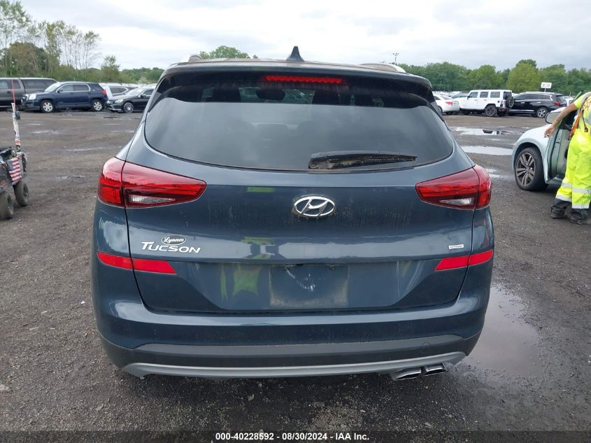 2021 Hyundai Tucson Limited VIN: KM8J3CAL4MU399351 Lot: 40228592