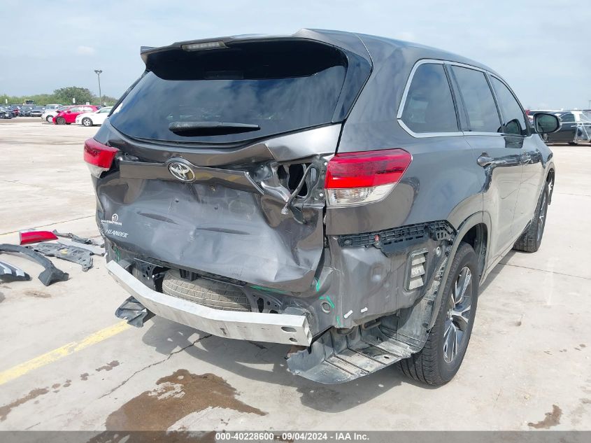 2017 Toyota Highlander Le VIN: 5TDZARFH4HS024316 Lot: 40228600