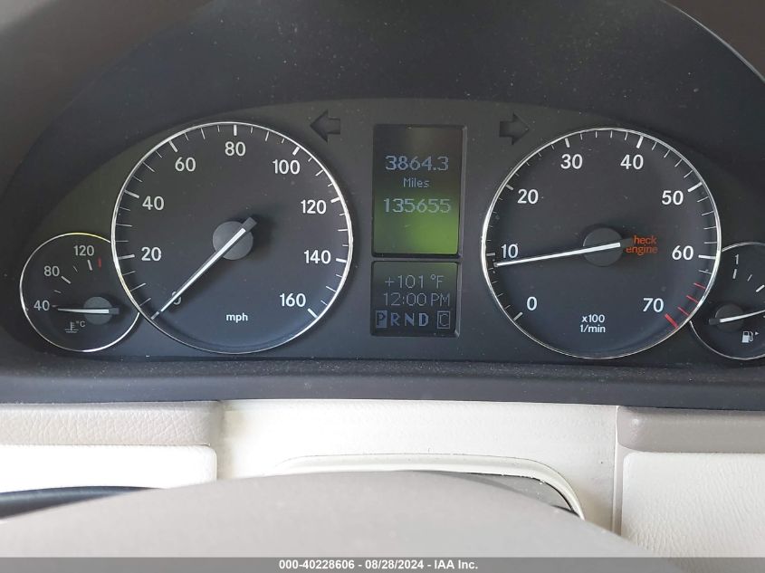 2006 Mercedes-Benz C 280 Luxury VIN: WDBRF54H76F832880 Lot: 40228606