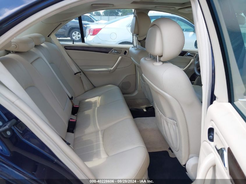 2006 Mercedes-Benz C 280 Luxury VIN: WDBRF54H76F832880 Lot: 40228606