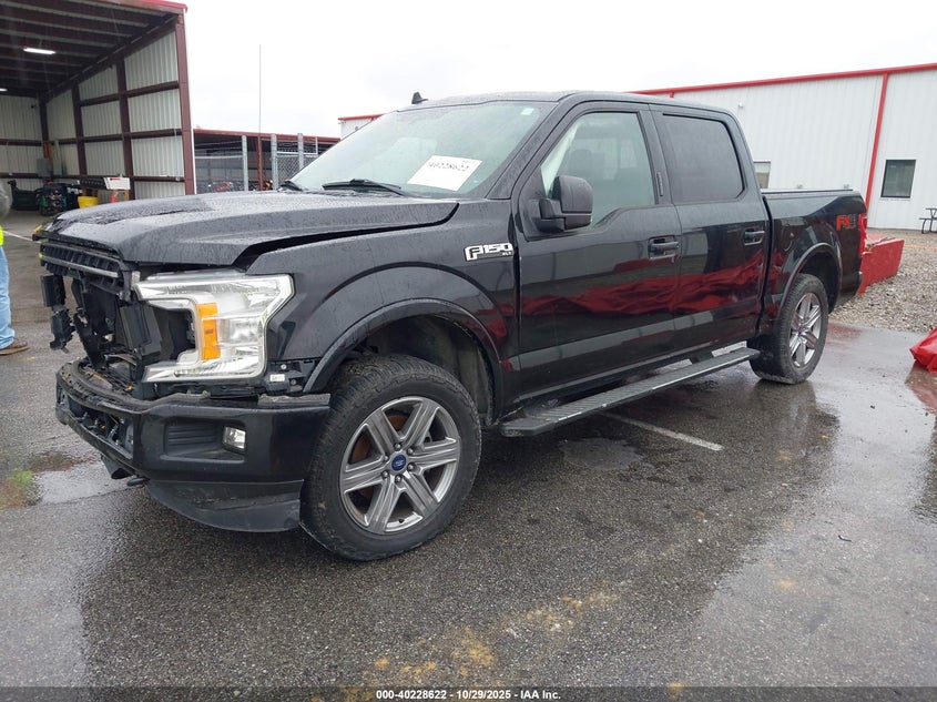 2018 Ford F-150 Xlt black truck gasoline 1FTEW1EP2JFB67541 photo #3
