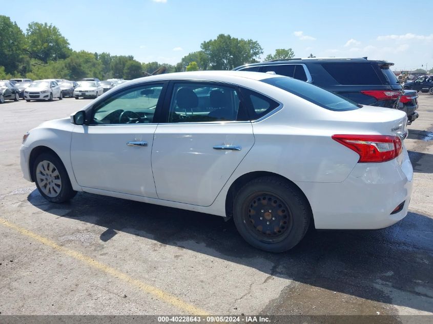 2017 Nissan Sentra Sv VIN: 3N1AB7AP5HY252656 Lot: 40228643