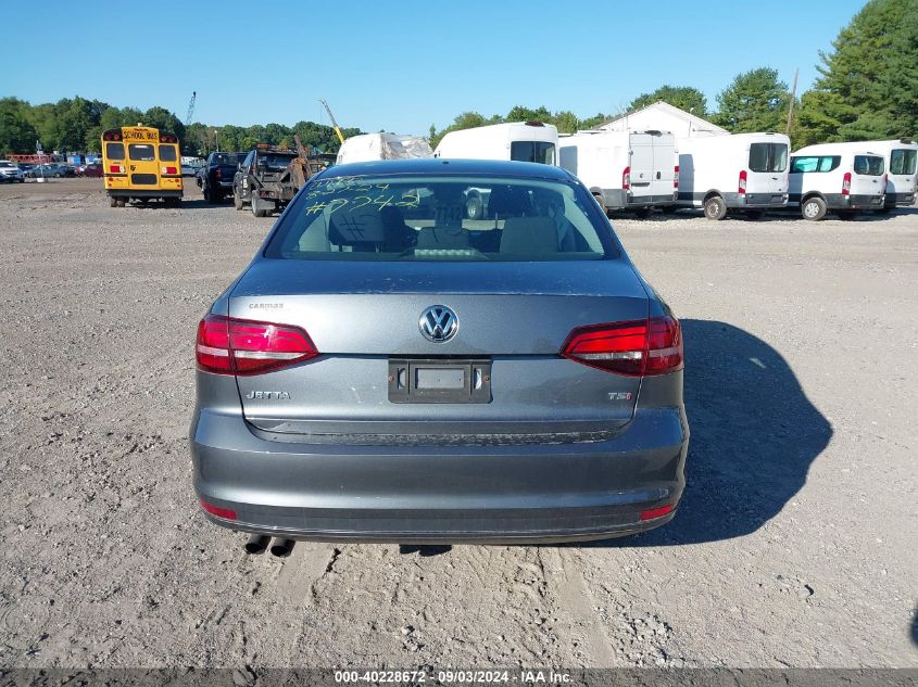 2017 Volkswagen Jetta 1.4T S VIN: 3VW167AJ2HM348648 Lot: 40228672