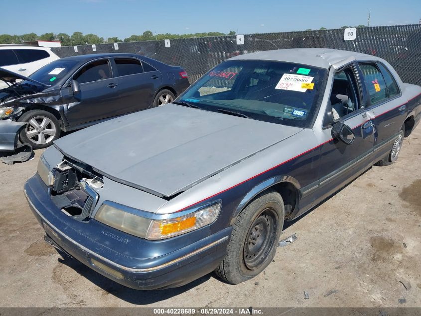 1997 Mercury Grand Marquis Gs VIN: 2MELM74W6VX698601 Lot: 40228689