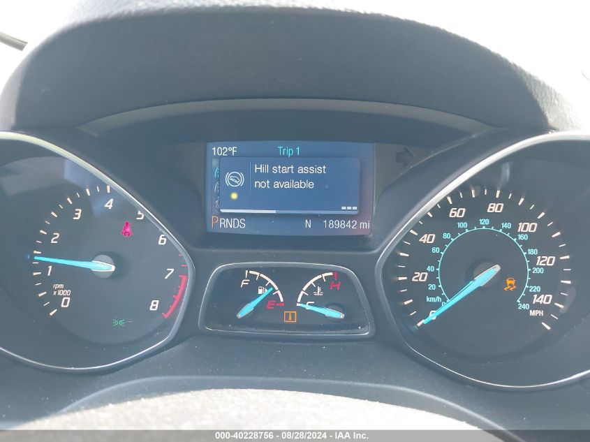 2013 Ford Escape S VIN: 1FMCU0F79DUC54600 Lot: 40228756