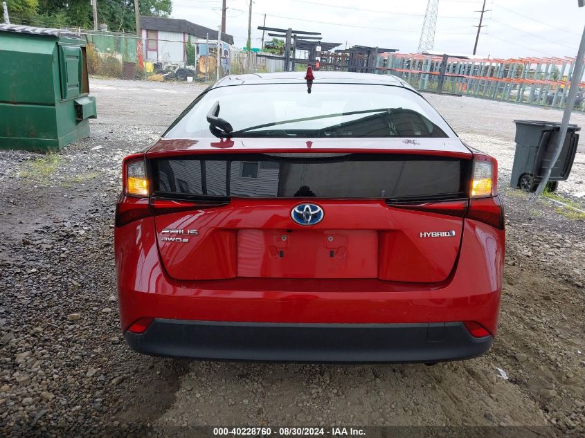 2022 Toyota Prius Le Awd-E VIN: JTDL9MFU0N3034417 Lot: 40228760