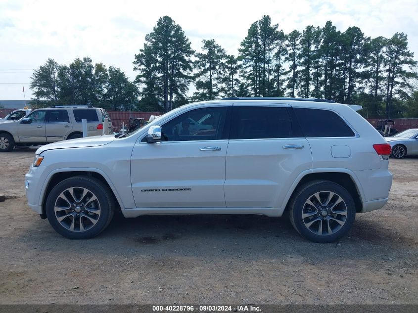 2018 Jeep Grand Cherokee Overland 4X2 VIN: 1C4RJECG1JC265343 Lot: 40228796