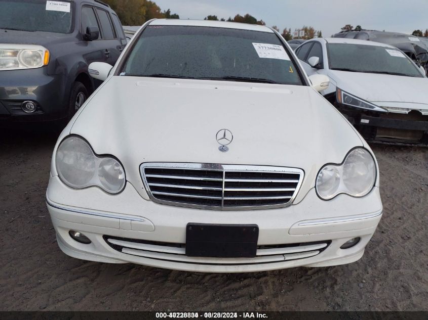 2006 Mercedes-Benz C 280 Luxury 4Matic VIN: WDBRF92H86F785580 Lot: 40228834