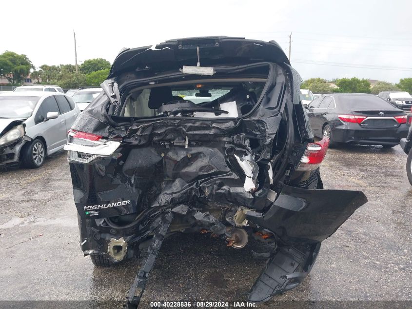 2019 TOYOTA HIGHLANDER LE - 5TDZZRFH2KS313002