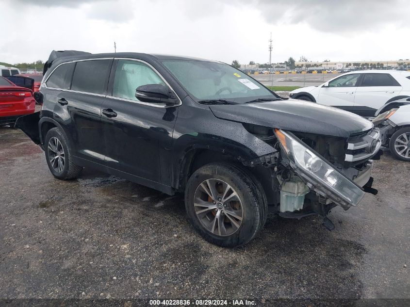 2019 TOYOTA HIGHLANDER LE - 5TDZZRFH2KS313002