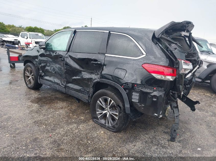 2019 TOYOTA HIGHLANDER LE - 5TDZZRFH2KS313002