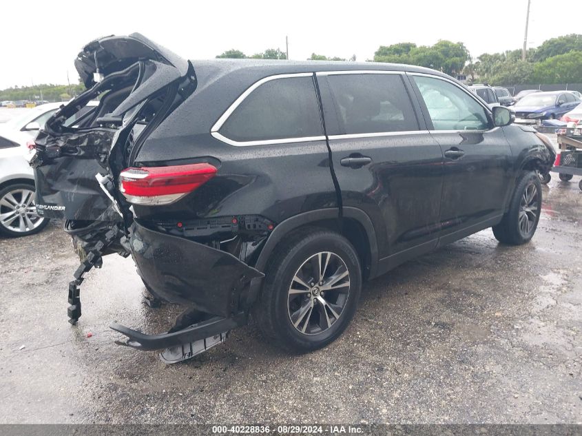 2019 TOYOTA HIGHLANDER LE - 5TDZZRFH2KS313002