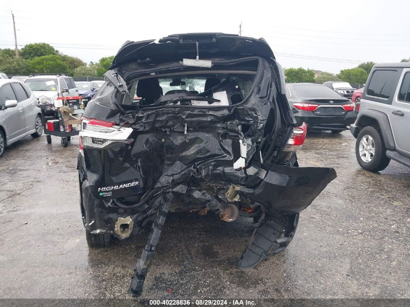 2019 TOYOTA HIGHLANDER LE - 5TDZZRFH2KS313002