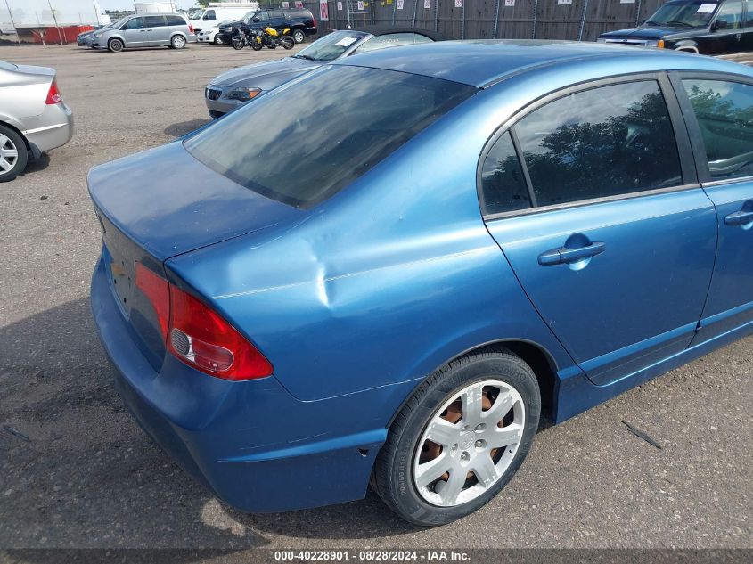 2006 Honda Civic Lx VIN: 1HGFA15556L122329 Lot: 40228901