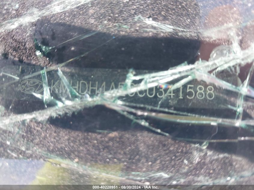 KMHDH4AE3CU341588 2012 Hyundai Elantra Limited (Ulsan Plant)