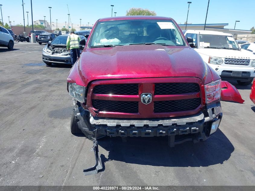 2018 Ram 1500 Express Quad Cab 4X4 6'4 Box VIN: 1C6RR7FG5JS302780 Lot: 40228971