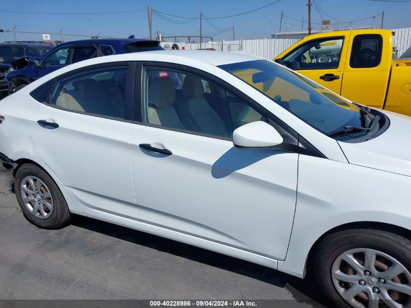 2012 Hyundai Accent Gls VIN: KMHCT4AE8CU091498 Lot: 40228986