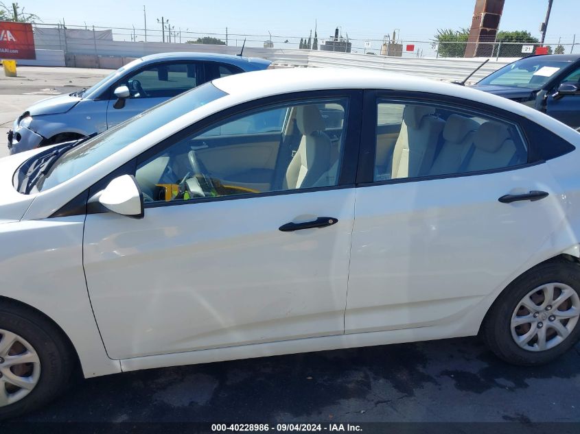 2012 Hyundai Accent Gls VIN: KMHCT4AE8CU091498 Lot: 40228986