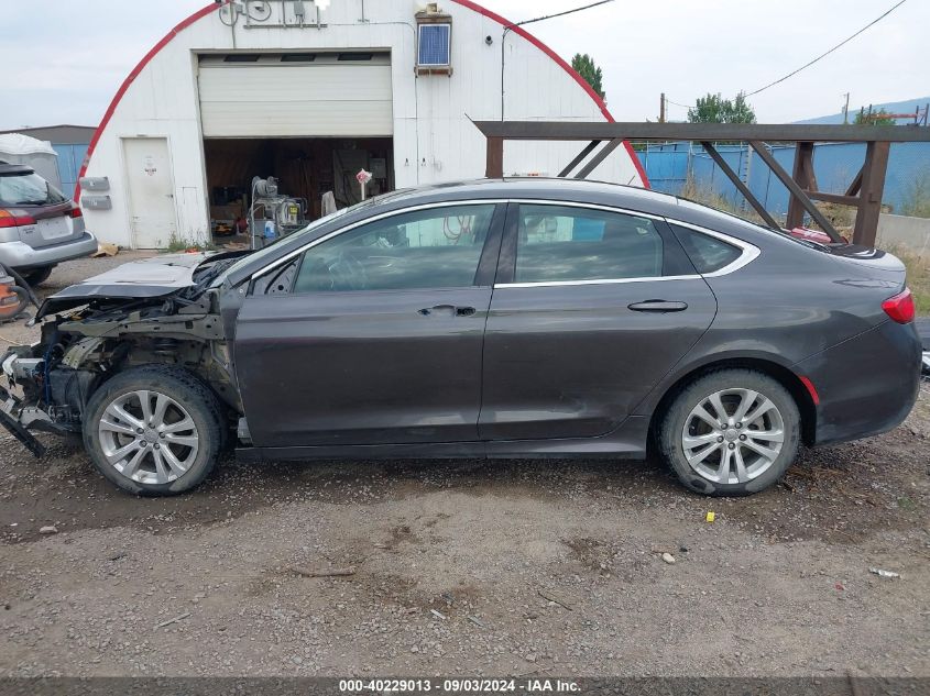 2015 Chrysler 200 Limited VIN: 1C3CCCAB4FN738776 Lot: 40229013