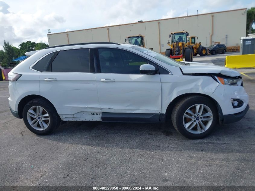 2015 Ford Edge Sel VIN: 2FMTK3J97FBB41141 Lot: 40229058