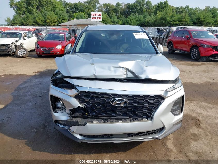 2019 Hyundai Santa Fe Sel VIN: 5NMS3CAD4KH032326 Lot: 40229078